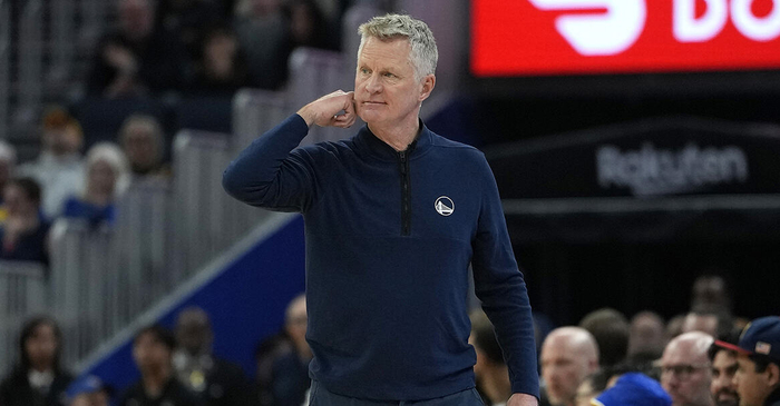 奇异果体育官方网站-科尔：整支球队都希望阿德巴约留在场上追逐纪录 斯波没必要道歉|巴姆-阿德巴约|巴姆·阿德巴约|史蒂夫-科尔|迈阿密热火队|金州勇士队_新浪体育_新浪新闻